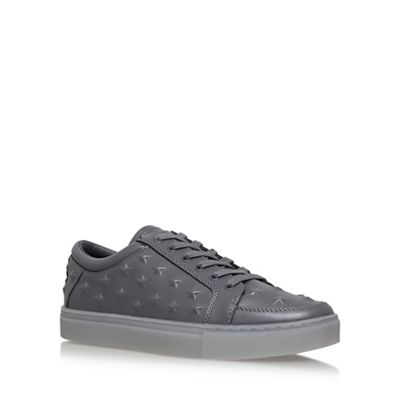 Grey 'STARS PHOENIX' flat lace up sneakers